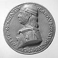 Carlo Grati, noble of Bologna, Medalist: Savelli Sperandio (Italian, Mantua 1425?–?1504 Venice), Bronze, Italian