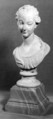 Portrait of a girl, Marble, on bleu turquin marble plinth, French