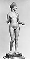 Standing woman (possibly Venus or Eve), Fruitwood, with traces of paint, possibly French