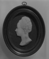 Marie Antoinette (1755–1793), Queen of France, Herman Verner, Pink wax on black ground; frame: wood with glass, French