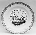 Plate, Ferrat Manufactory, Faience (tin-glazed earthenware), French, Moustiers