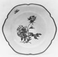 Plate, Paul Hannong, Faience (tin-glazed earthenware), French, Strasbourg
