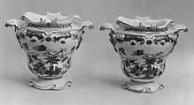 Pair of vases, Capodimonte Porcelain Manufactory Italian, Soft-paste porcelain, Italian, Naples
