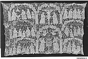 Panel, Embroidered net, Spanish