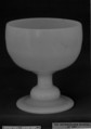 Goblet, Glass, opalescent, probably German