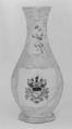 Vase (part of a garniture), Hard-paste porcelain, Chinese, for British market