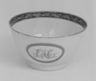 Cup (part of a service), Hard-paste porcelain, Chinese, probably for British market