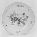 Deep dish (part of a service), Hard-paste porcelain, Chinese, for Continental European market