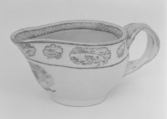 Gravy boat (part of a service), Hard-paste porcelain, Chinese, for Portuguese market
