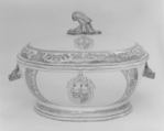 Tureen with cover (part of a service), Hard-paste porcelain, Chinese, for British market