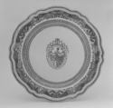 Soup plate (part of a service), Hard-paste porcelain, Chinese, for British market