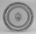 Deep dish (part of a service), Hard-paste porcelain, Chinese, for British market