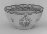 Bowl (part of a service), Hard-paste porcelain, Chinese, for British market