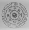 Soup plate (part of a service), Hard-paste porcelain, Chinese, for Portuguese market