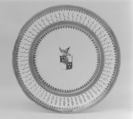 Plate (part of a service), Hard-paste porcelain, Chinese, for British market