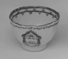 Tea cup (part of a miniature service), Hard-paste porcelain, Chinese, for British market