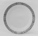 Plate (part of a service), Hard-paste porcelain, Chinese, for British market