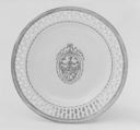 Plate (part of a service), Hard-paste porcelain, Chinese, for British market