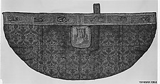 Cope, Silk, linen and metal thread, Spanish
