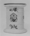 Pedestal, Hard-paste porcelain, Chinese, for British market