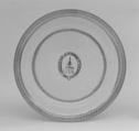 Plate, Hard-paste porcelain, Chinese, for British market