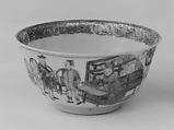 Cup and saucer, Hard-paste porcelain, Chinese, for European market