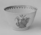 Tea cup, Hard-paste porcelain, Chinese, possibly for Continental European market