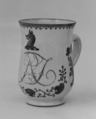 Mug, Hard-paste porcelain, Chinese, for British market