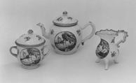 Creamer (part of a service), Hard-paste porcelain, Chinese, for Continental European market