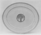 Platter, Hard-paste porcelain, Chinese, for French market