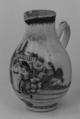 Hot milk jug (part of a miniature service), Thomas Stothard  British, Hard-paste porcelain, Chinese, for British market