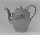 Teapot (théière pestum) (part of a service), Sèvres Manufactory  French, Hard-paste porcelain, French, Sèvres
