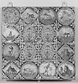 Tile, Tin-glazed earthenware, Dutch or Flemish