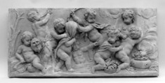 Winter (one of a pair), Terracotta, French