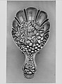 Tea caddy spoon, Silver, British, Birmingham