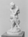 Nude woman, Aimé-Jules Dalou  French, White marble; base: green marble, French