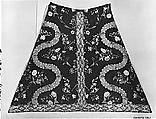 Skirt panel, Silk, French