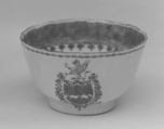 Cup (part of a service), Hard-paste porcelain, Chinese, for British market