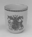 Cup (part of a service), Hard-paste porcelain, Chinese, for British market