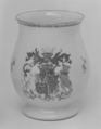 Mug (part of a service), Hard-paste porcelain, Chinese, for British market