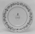Soup dish (part of a service), Hard-paste porcelain, Chinese, for British market