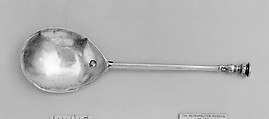 Seal-top spoon, Silver, originally gilt, British, provincial