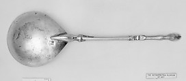 Hoof-top spoon, Silver, Dutch