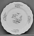 Plate, Tournai  Belgian, Soft-paste porcelain, Belgian, Tournai