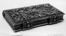 Book cover, Silver filigree, silver gilt, German