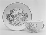 Cup and saucer, Meissen Manufactory (German, 1710–present), Hard-paste porcelain, German, Meissen