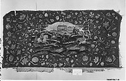 Panel for a settee, Wool and silk on canvas, British
