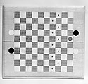 Chess set for 10x10 variant chess, Wm. F. Drueke &amp; Co., Grand Rapids, Michigan, Wood, American, Grand Rapids, Michigan