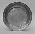 Bowl (one of a pair), Pewter, French