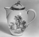 Milk jug with cover, Gotha  German, Hard-paste porcelain, German, Thuringia (Gotha)